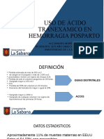 AC TRANEXAMICO EN HEMORRAGIA POSPARTO - Odp