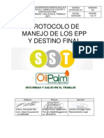 Op-Pr-Sst-011 Protocolo de Uso de Los Epp y Destino Final