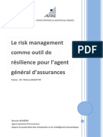 Le Risk Management Comme Outil de Résilience Pour L'agent Général D'assurances