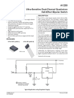 Ultra-Sensitive Dual-Channel Quadrature Hall-Effect Bipolar Switch