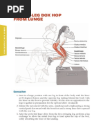 Single-Leg Box Hop From Lunge: Execution