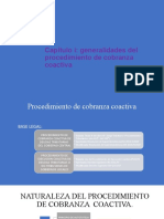 Generalidades Del Procedimiento de Cobranza Coactiva