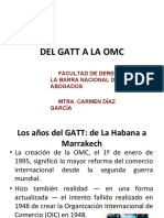 Del GATT A La OMC