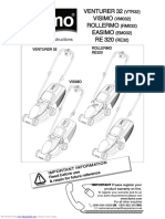 Venturer 32 Visimo Rollermo Easimo RE 320: (VTR32) (VM032) (RM032) (EM032) (RE32) Original Instructions
