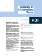 CAD Drafting Terms Glossary