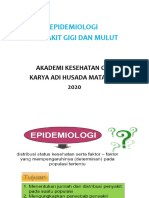 Epidemiologi Keperawatan Gigi