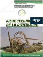APRAO Senegal FicheTechniqueRiziculture PDF