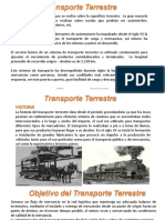 Definiciones Del Transporte Terrestre PDF