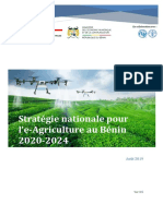 Stratégie Nationale E-Agriculture Benin 25-08-2019