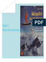 Raíces de Ecuaciones | Métodos numétricos 