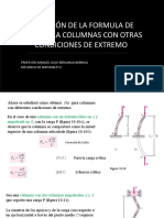 Extension de La Formula de Euler para Columnas Con Otras Condiciones