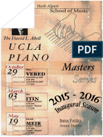 Piano Masters Series Announcements