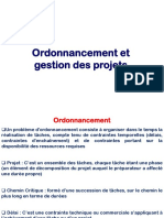Chapitre 5 Ordonnancement Et Gestion Des Projets PDF