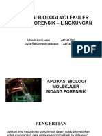 Kelompok 1 - Biologi Molekuler A - Application Molbio in Forensik-Environment