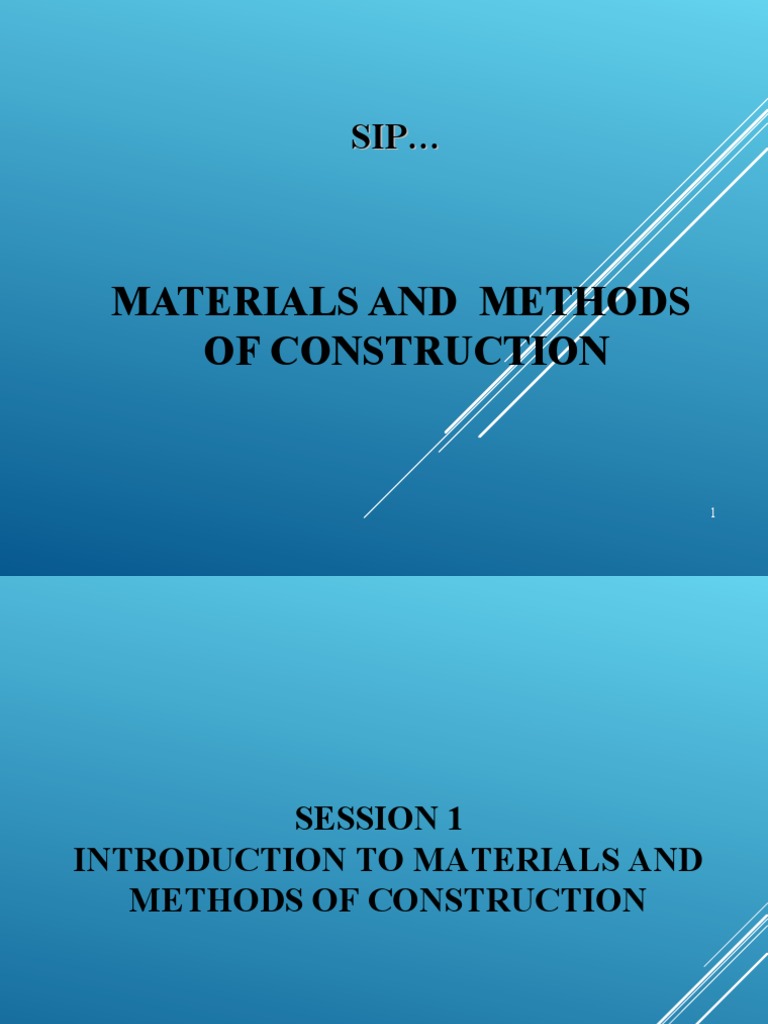 Session 1 - Fundamental of Building Construction | PDF | Paint | Architect
