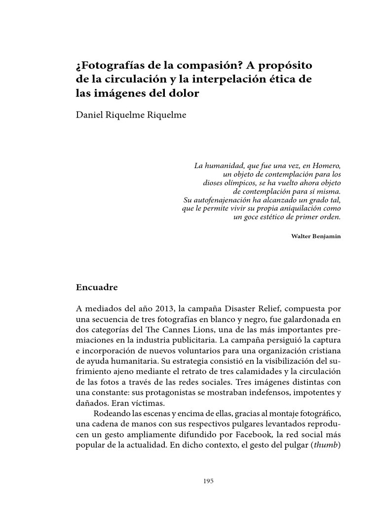 Ética de las imágenes del dolor | PDF | Verdad | Realidad