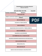 Cronograma Proyecto