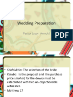 Wedding Preparation: Pastor Jason Armold