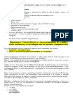 Cómo Influyen Los Microorganismos en La Vida y Cómo La Ciencia y La Tecnología Nos Ha Ayudado Comprenderlos