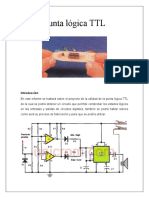 Punta lógica TTL: análisis de circuitos digitales