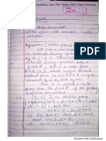 Linear Algebra Notes 1 PDF