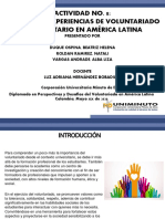 Actividad No. 8 Análisis de Experiencias de Voluntariado Universitario en América LatinaTarea Equipo 2 Beatriz Alba y Nathaly