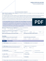 Application Form VAF1A - General Visitor Form