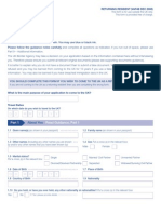 Application Form VAF4B - Settlement Form