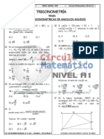 Trigonometría R.T. de Ángulos Agudos