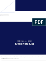 Exhibitors List - Elecrama PDF