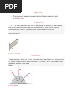 Q1 (Normal Stress)