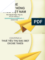 Thuế và Hệ thống thuế Việt Nam - Chap 4 - Excise duties