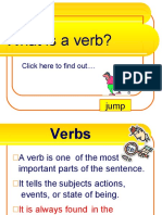 What Is A Verb?: Click Here To Find Out...