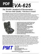 PMT EVA-625 Elevator vibration tester