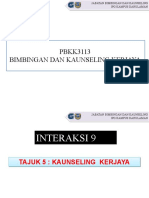 INTERAKSI 9 Proses Kaunseling Kerjaya