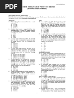 Machine Design/Shop Practice Trivia (Review Lecture Problems)