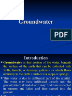 Groundwater Introduction and Importance