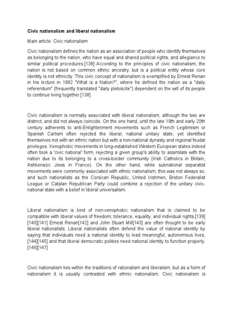WHAT IS CIVIC NATIONALISM SIMPLE DEFINITION visual data 2