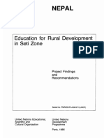 RS1138 - Education For Rural Development in Seti Zone