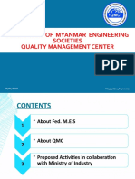 Federation of Myanmar Engineering Societies Quality Management Center