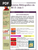 Boletim Bibliografico BE D. João