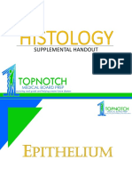 TOPNOTCH Histology Supplemental Handout - Updated March 2018 For Topnotch September 2018