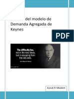 Análisis Del Modelo de Demanda Agregada de Keynes