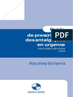 Guide de Prescription Des Antalgiques en Urgence PDF