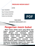 Proses Produksi Mesin Bubut