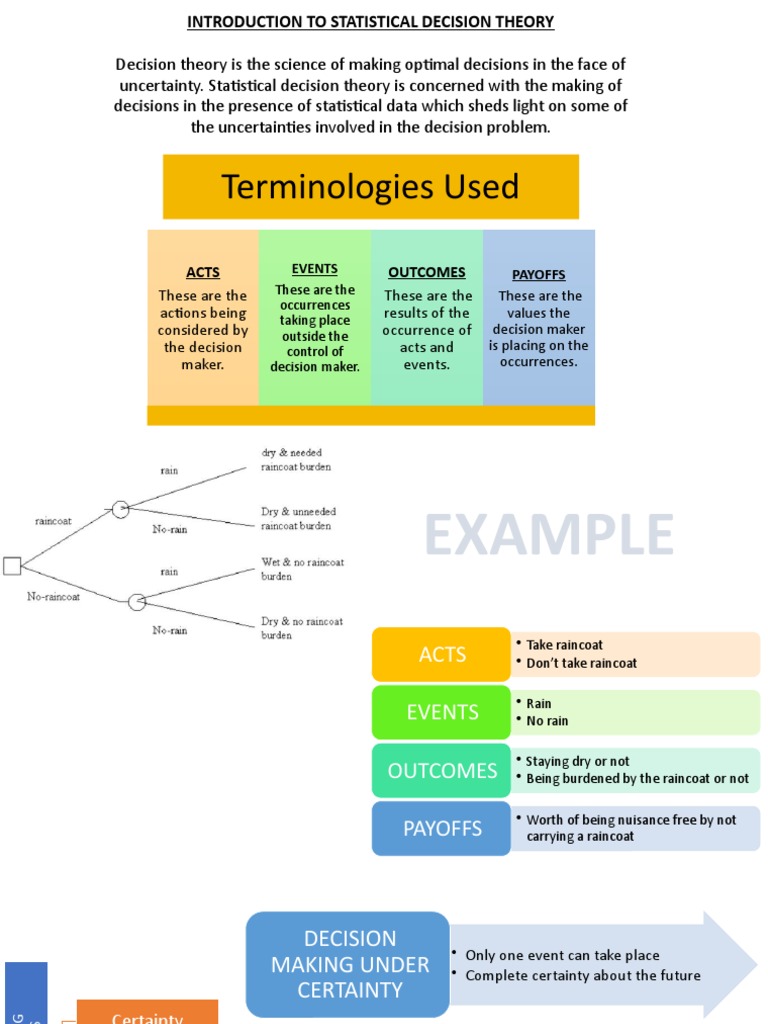 Statistical Decision Theory Overview | PDF
