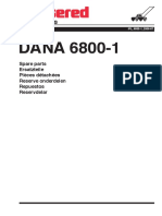 DANA 6800-1 Parts Manual