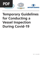 2020 - Temporary Guidelines For Conducting A Vessel Inspection During Covi...