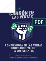 Eres Un Cabrón de Las Ventas - Rompiéndola en Las Ventas Otorgando Valor A Los Clientes - Gerardo Rodríguez