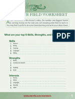 Earn1k 1.2 Pick Your Field Worksheet Form